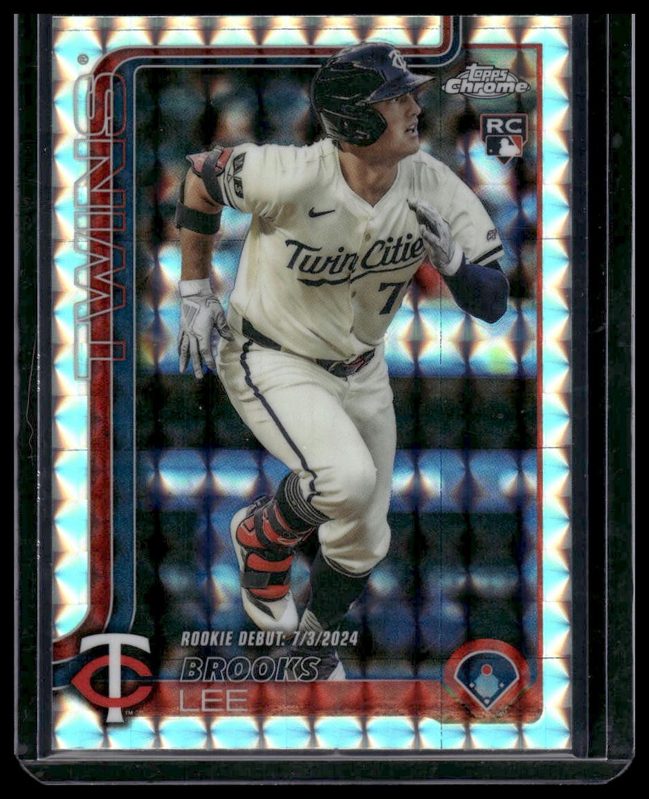 2025 Topps Chrome Update #USC6 Brooks Lee Geometric Refractors
