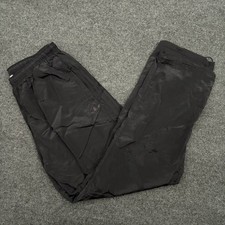 Vintage adidas Originals Men's Black Track Pants L, Polyester, Elastic Waist