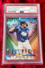 BOBBY WITT JR. RC (PSA 10) ~ 2021 Bowman's Best Future Vibrance Atomic Refractor