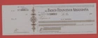 BOLIVIA CHECK BANCO FRANCISCO ARGANDOÑA  190x  PICK NL UNC LESS.