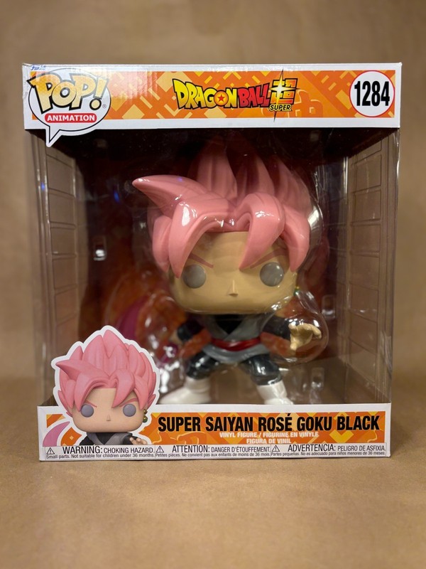 Funko Pop Jumbo 10" Super Saiyan Rosé Goku Black #1284 Dragon Ball Super