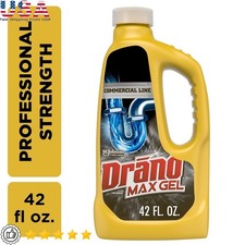 Pro Strength Drain Cleaner Gel Safe Pipes Clog Removal Soap Scum 42FL OZ New