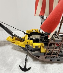 1989 LEGO 6285 VINTAGE Pirates Black Seas Barracuda Near Complete w/Book & Box