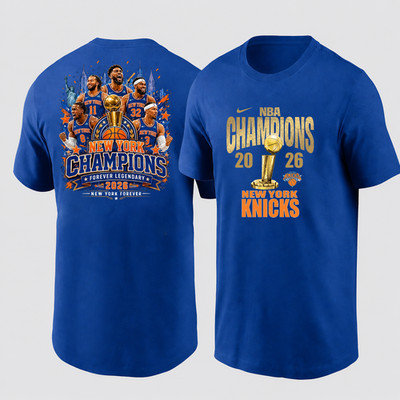 New York Knicks 2026 NBA Finals Champions Shirt - S to 5XL, V12
