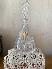 Carafe Ancienne En Cristal De Bavière27 Cm De Haut 