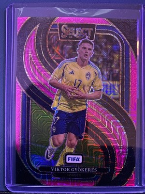 Panini Select Fifa Soccer 24/25 Viktor Gyökeres Mezzanine Pink Mojo /299