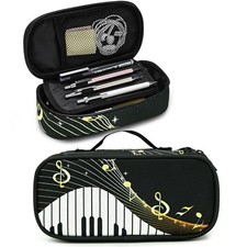 Pencil Case Pencil Pouch Large Capacity Pen Bag School Office Organizer Music
