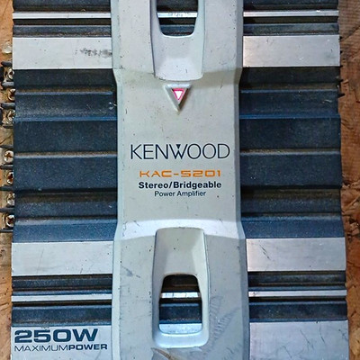 Kenwood KAC-5201 2-Channel Bridgeable  RMS 40x2 Or 120x1 @ 4ohm 60x2 @2ohm.