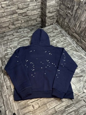 Blue “Atlanta” Sp5der Web Hoodie - Size Medium | eBay