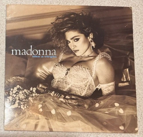 Madonna Like A Virgin Vinyl 1984 Material Girl Upside Down Cover