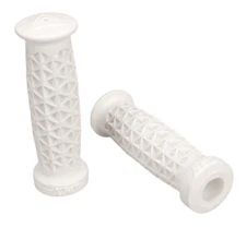 AME Super Soft Supersoft BMX or MTB low flange bicycle grips - WHITE