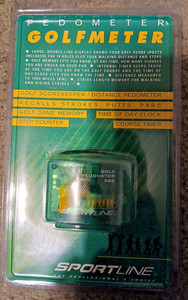 Sportline Golf Scorekeeper 362 Pedometer Clip Digital Distance Meter New Sealed 
