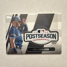 2018 Topps Update Series - Josh Donaldson 2016 Postseason Logo Patch #PSL-JD