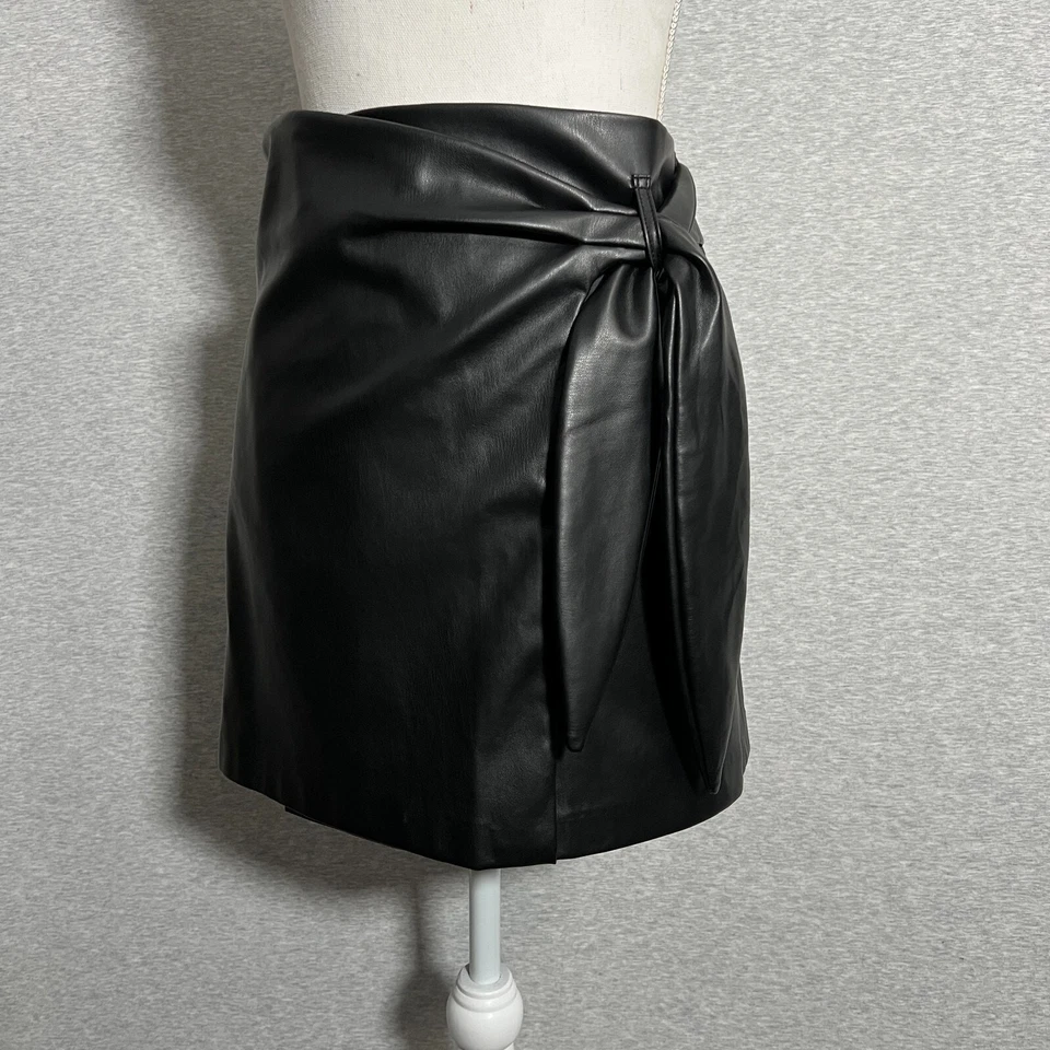 Jason Wu искусственной кожи надежном юбка женщин маленький черный мини современный городской роскошь - Изображение 2 из 4