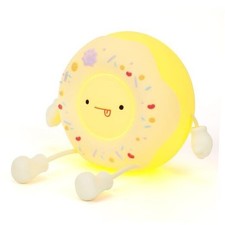 Donut Lover Lamp, Soft BPA Free Silicone Touch Night Light, Eye Smart Donut