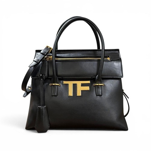 Tom Ford TF Leather 2Way Shoulder Bag Handbag High Quality Authentic Official