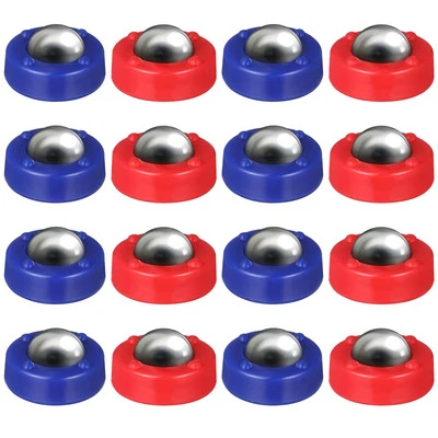 GADPIPARTY 16 Pieces Board Mini Roller Set Shuffleboard Pucks Roller Sliding Balls Table