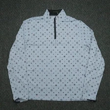 Greyson Pullover Men Large Blue Tate Performance Quarter Zip Dallas Cowboys Golf