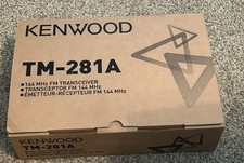 KENWOOD TM-281A FM 144MHz Transceiver in orig box SEE PICS and VIDEO