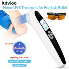 308nm Blue Light Therapy Device For Skin Diseases Portable Phototherapy Lamp US