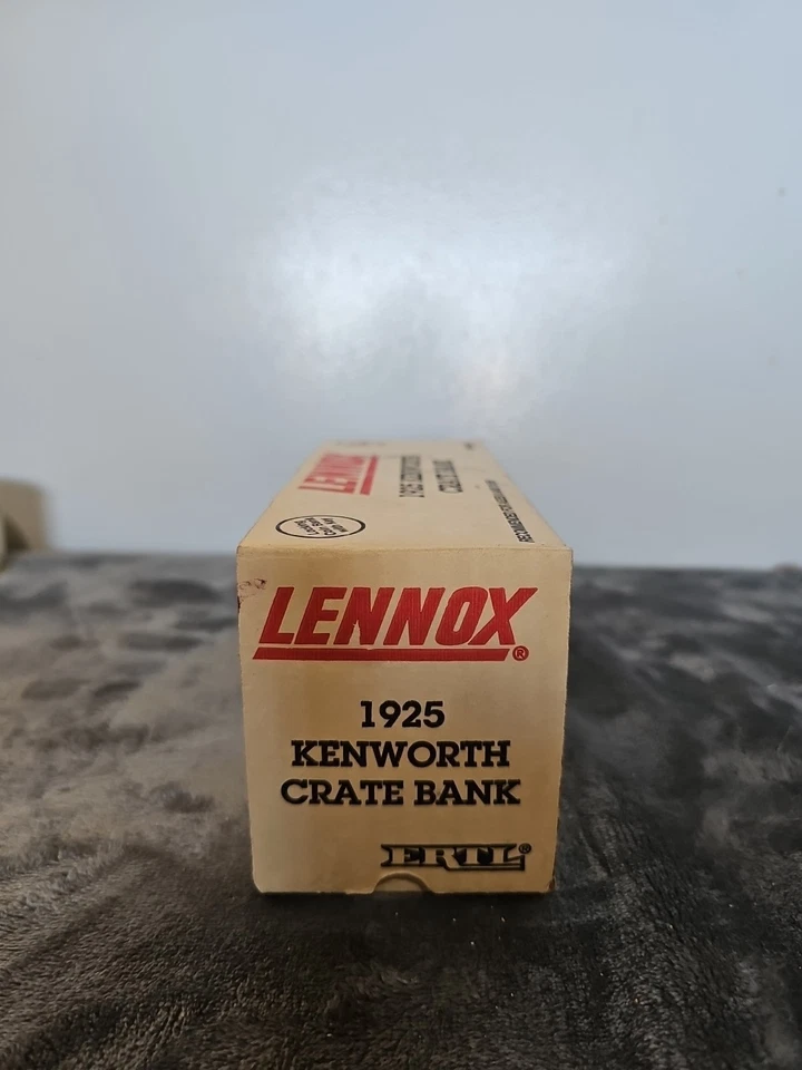 Banco de caja Kenworth vintage ERTL Lennox 1925 con llave Foto 4 de 4