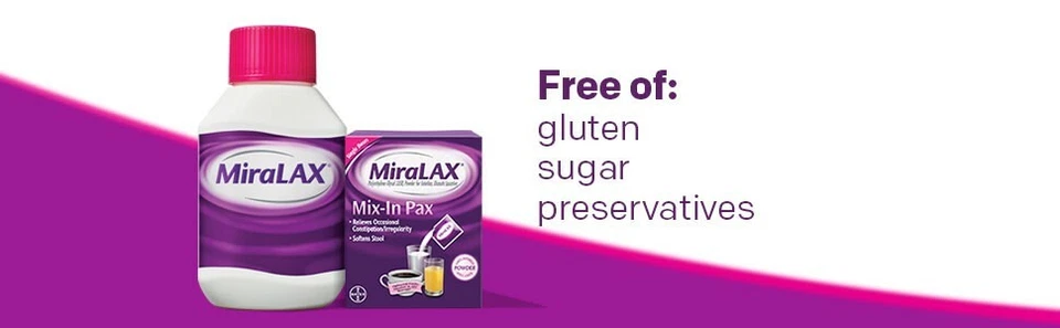 Miralax 2 Botellas, 68 Dosis Polietilenglicol 3350 Polvo *ENVÍO RÁPIDO ** Foto 4 de 4