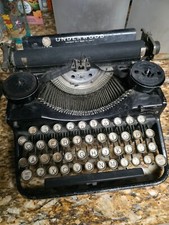 1927 Underwood Standard Portable Typewriter Four Bank Keyboard with Case thumbnail