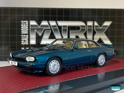MATRIX SCALE MODELS 1/43 JAGUAR XJR-S COUPE' 1991 KINGFISHER BLUE MX41001-241