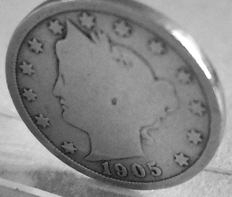 USA - 5 Cent - 1905 - NM - Liberty Nickel - Nickel Copper - 5C - V Cents - Image 3 of 4