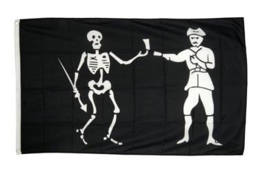 Fahne Pirat Jolly Roger Flagge Piraten Hissflagge 90x150cm