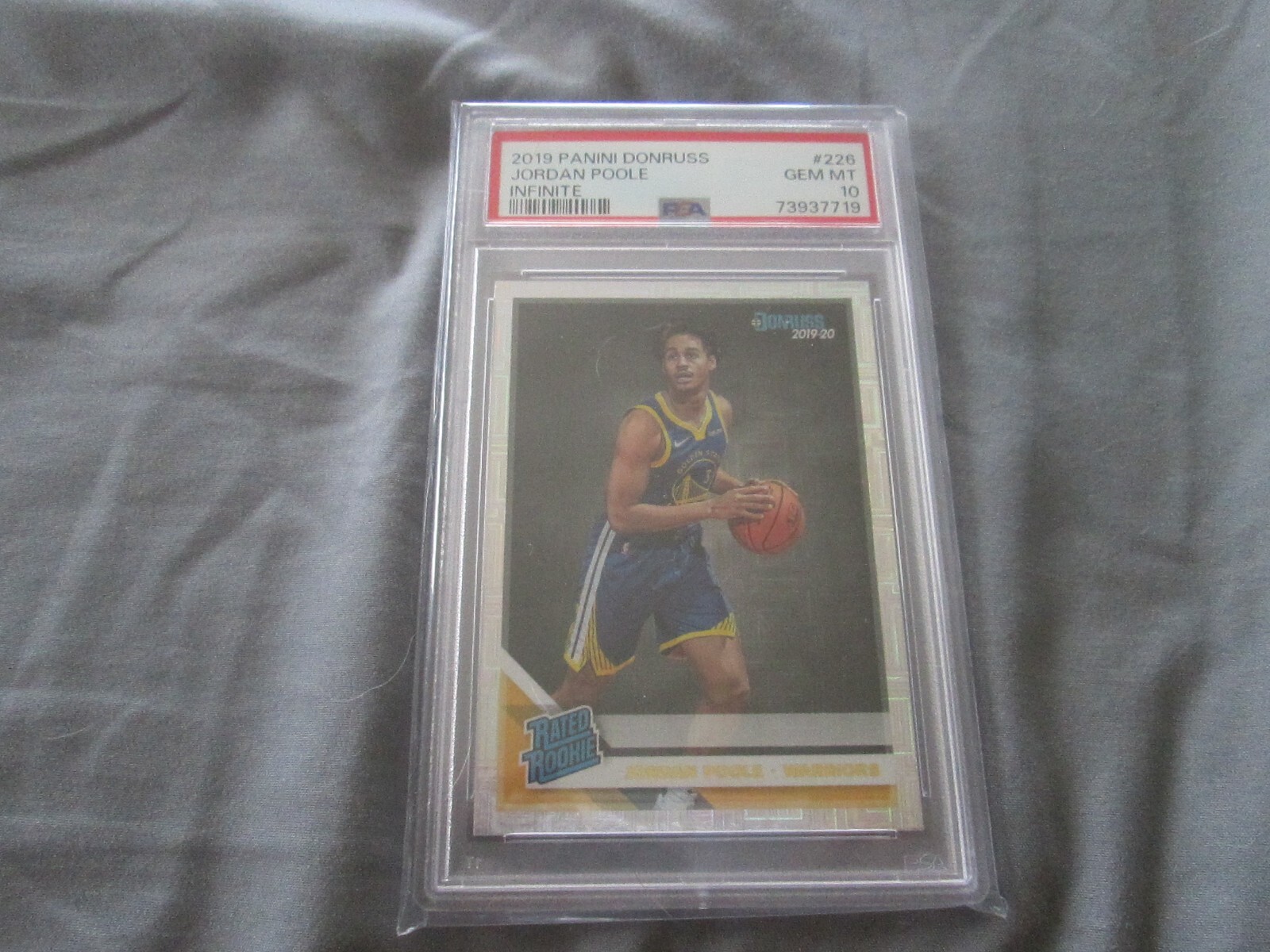 2019-20 DONRUSS BASKETBALL JORDAN POOLE INFINITE RATED ROOKIE PSA 10🔥