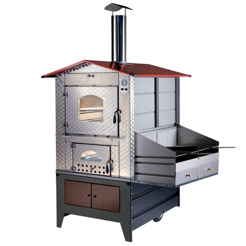 Forno a legna Gemignani a fuoco indiretto da esterno mod. G100 Barbecue |  eBay