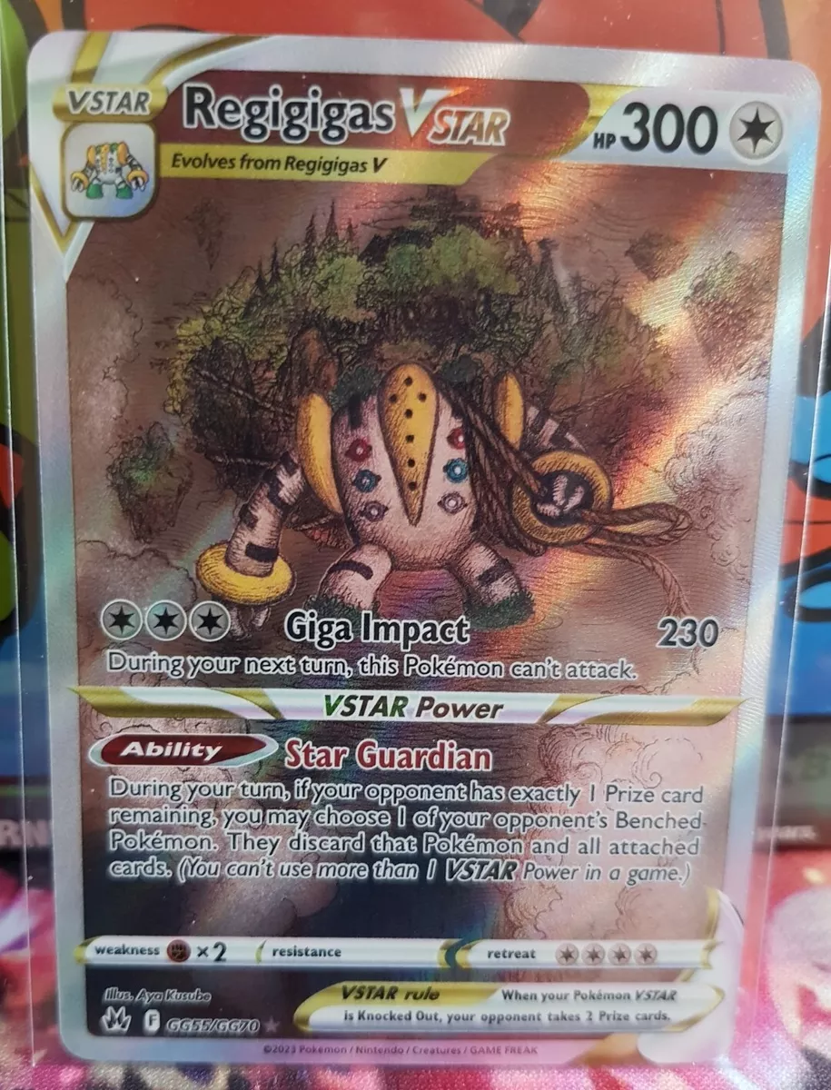 Pokémon TCG Regigigas VSTAR Crown Zenith Galarian Gallery GG55 Rare