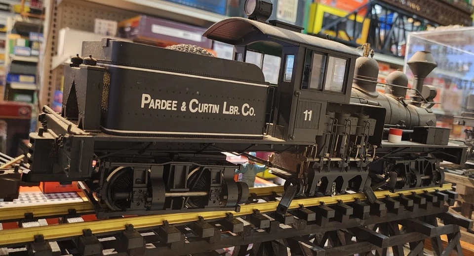 Bachmann Spectrum G Scale 36 Ton 2 Truck Shay #11 Pardee & Curtain 81196 - Image 4 of 4