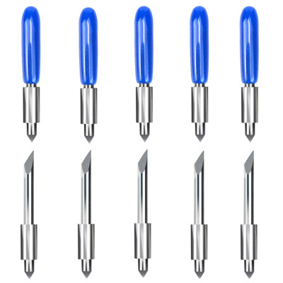 10Pcs HQ Graphtec CB15 Blades Vinyl Cutter Cutting Plotter 30°  45° 60°