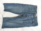 LEVI STRAUSS 33x30 DENIM BLUE JEANS CUT OFF SHORTS PRE OWNED COND. ZIPPER FLY — photo 1