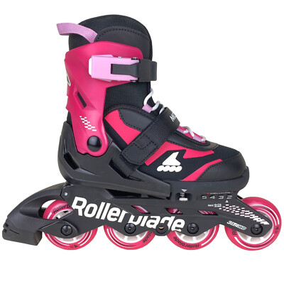 Rollerblade Microblade Kinder Inline-Skates Kids größenverstellbar Schwarz/Pink