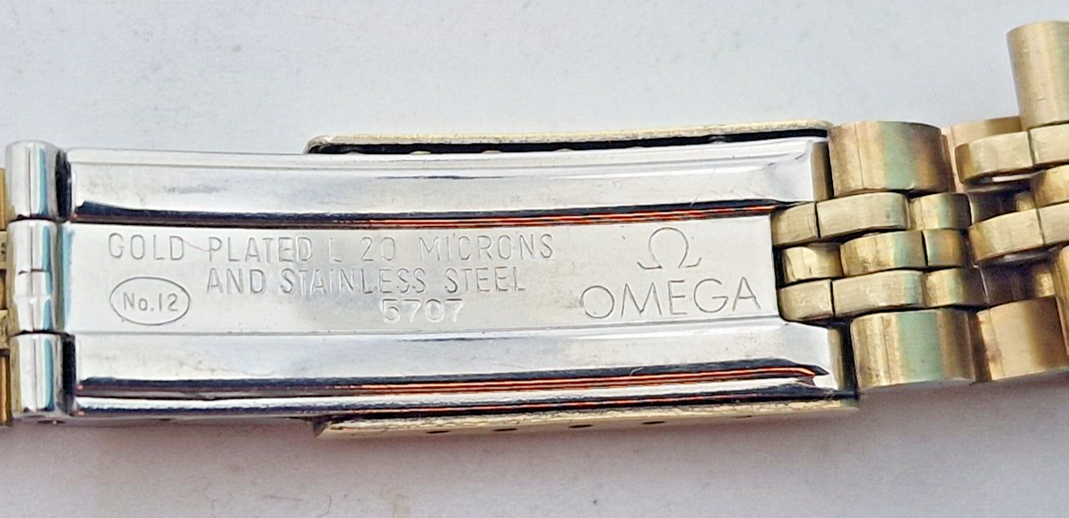 Original Omega Jubilee Bracelet N.O.S. 5707 Vintage Gold Original Omega Jubilee Bracelet N.O.S. 5707 Vintage Gold