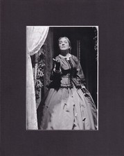 8X10 Matted Print Picture Stage Star: Helen Hayes, 1944, Harriet