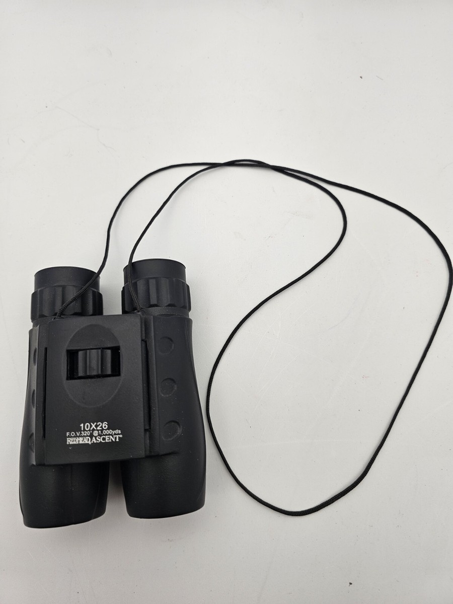 REDHEAD ASCENT 10x26 320' 1,000 YARDS BINOCULARS Black (NO CASE)