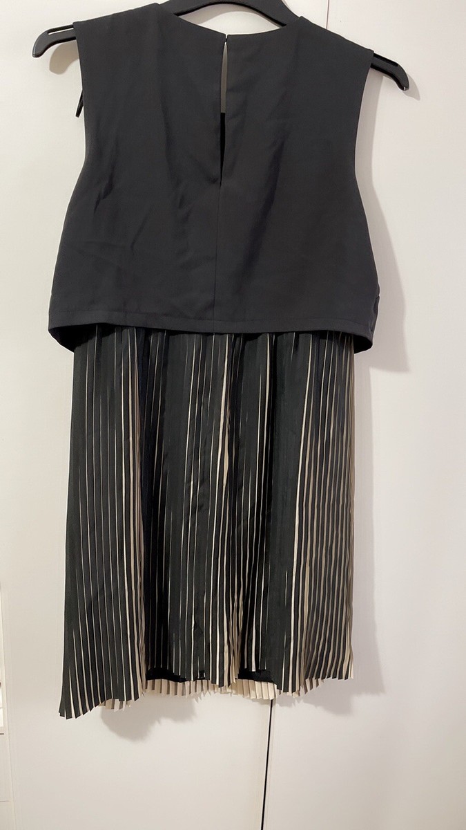 Designer Dresses Sass And Bide Black And Gold Dress M&S Petite Collection  Size 10 Women Dress