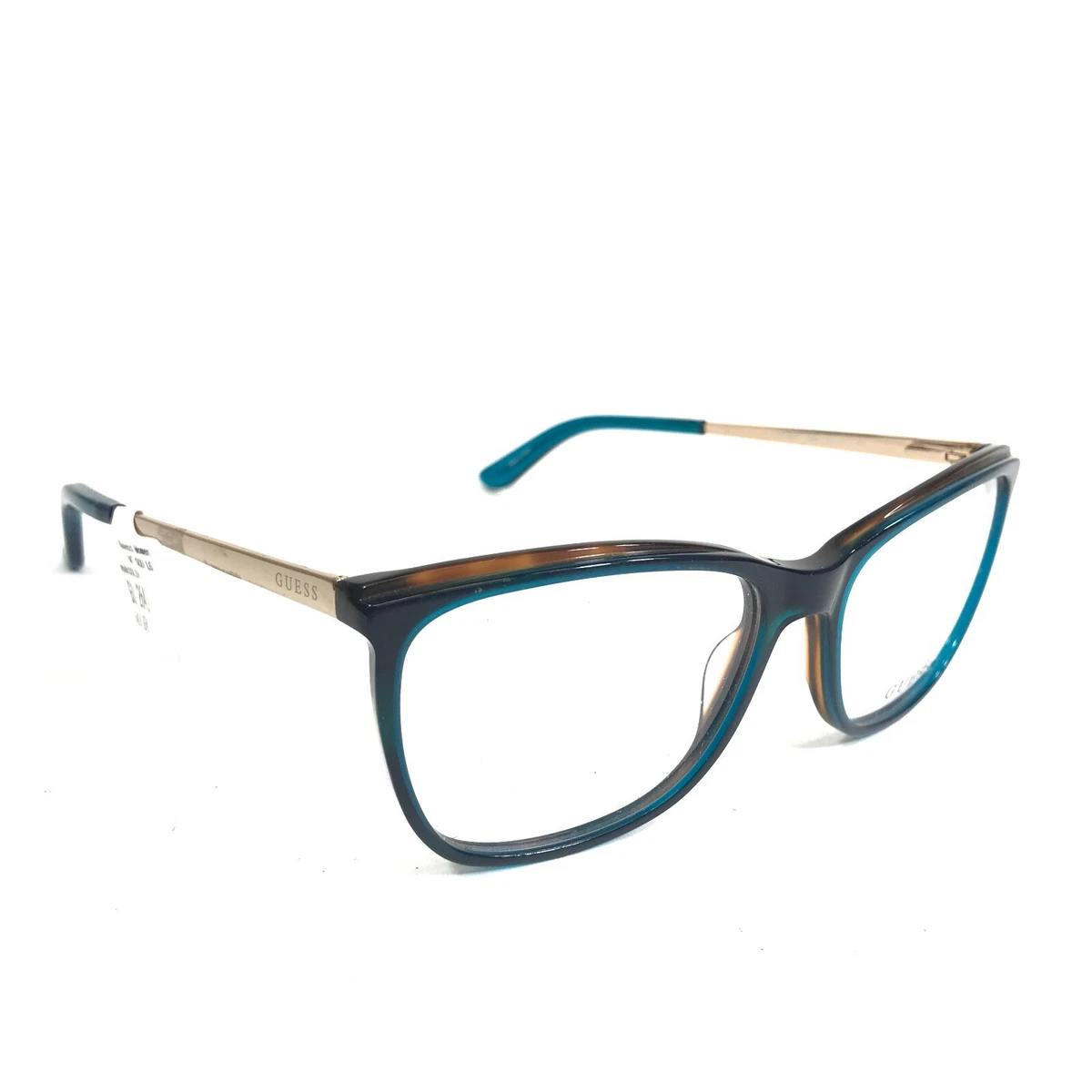 Guess eyeglasses tortoise clearance blue