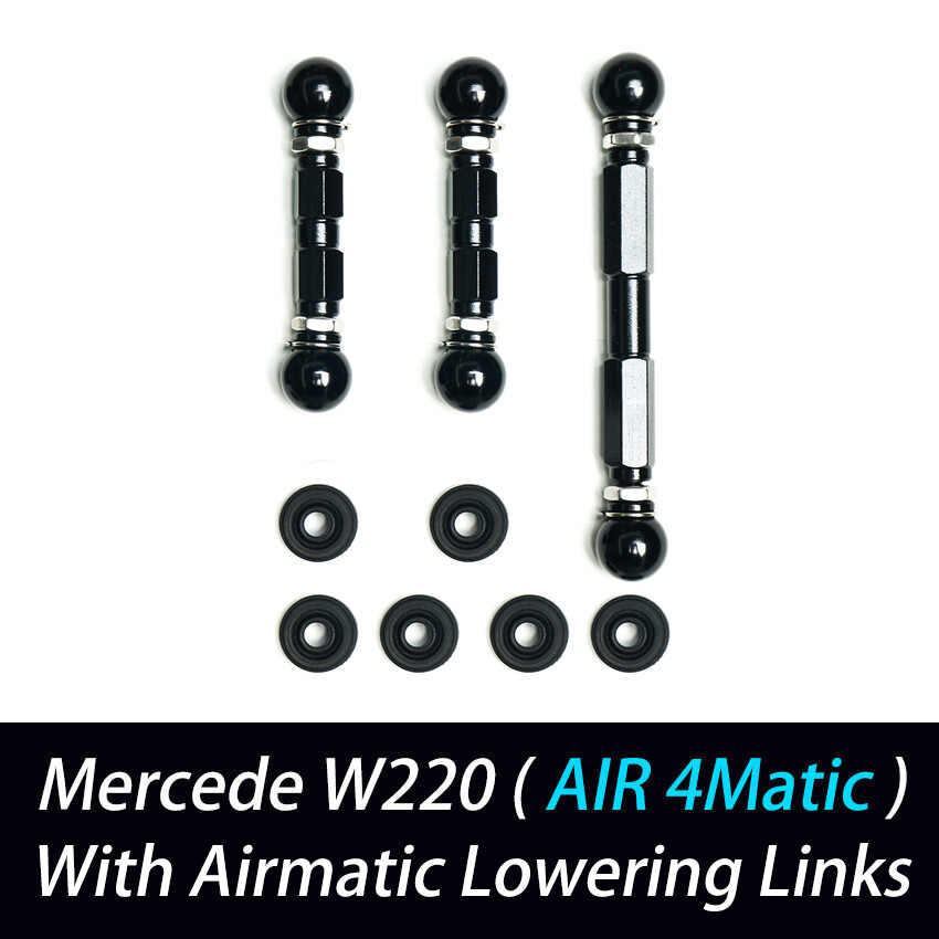 FOR MERCEDES S CLASS W220 AIR 4MATIC ADJUSTABLE LOWERING KIT LINKS