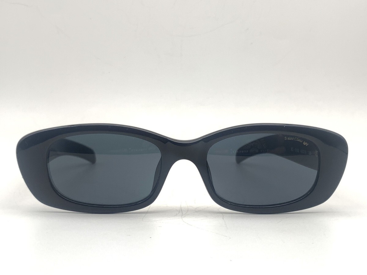 RARE vintage saint clair Paris square-frame sunglasses Epoxy  display picture 2