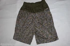 Mens Athletic Shorts DARK GREEN GRAY BEIGE ABSTRACT CAMO Two Pockets L 36-38