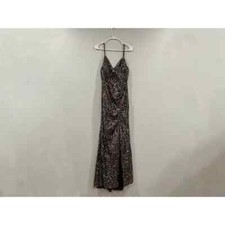 Mac Duggal 55700 Bronze Sequin Gown Size 4 NWOT