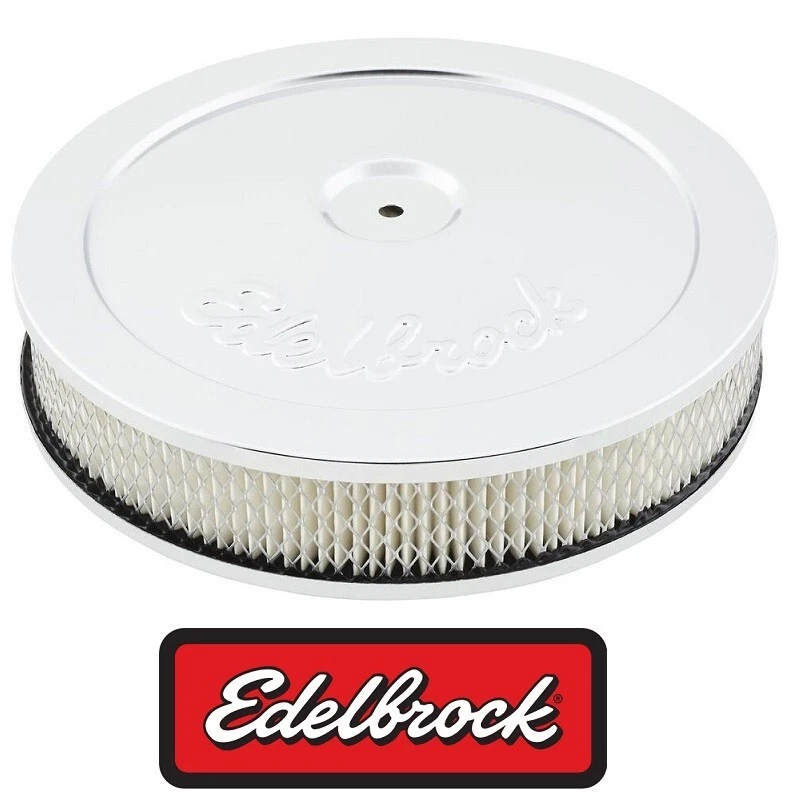 Limpiador de filtro de aire Edelbrock 1208 Pro-Flo 10" diámetro 2" respirador Foto 2 de 3
