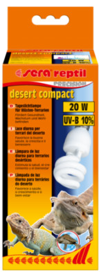 sera reptil desert compact 20 W Wüstenterrarium 10% UV-B E27