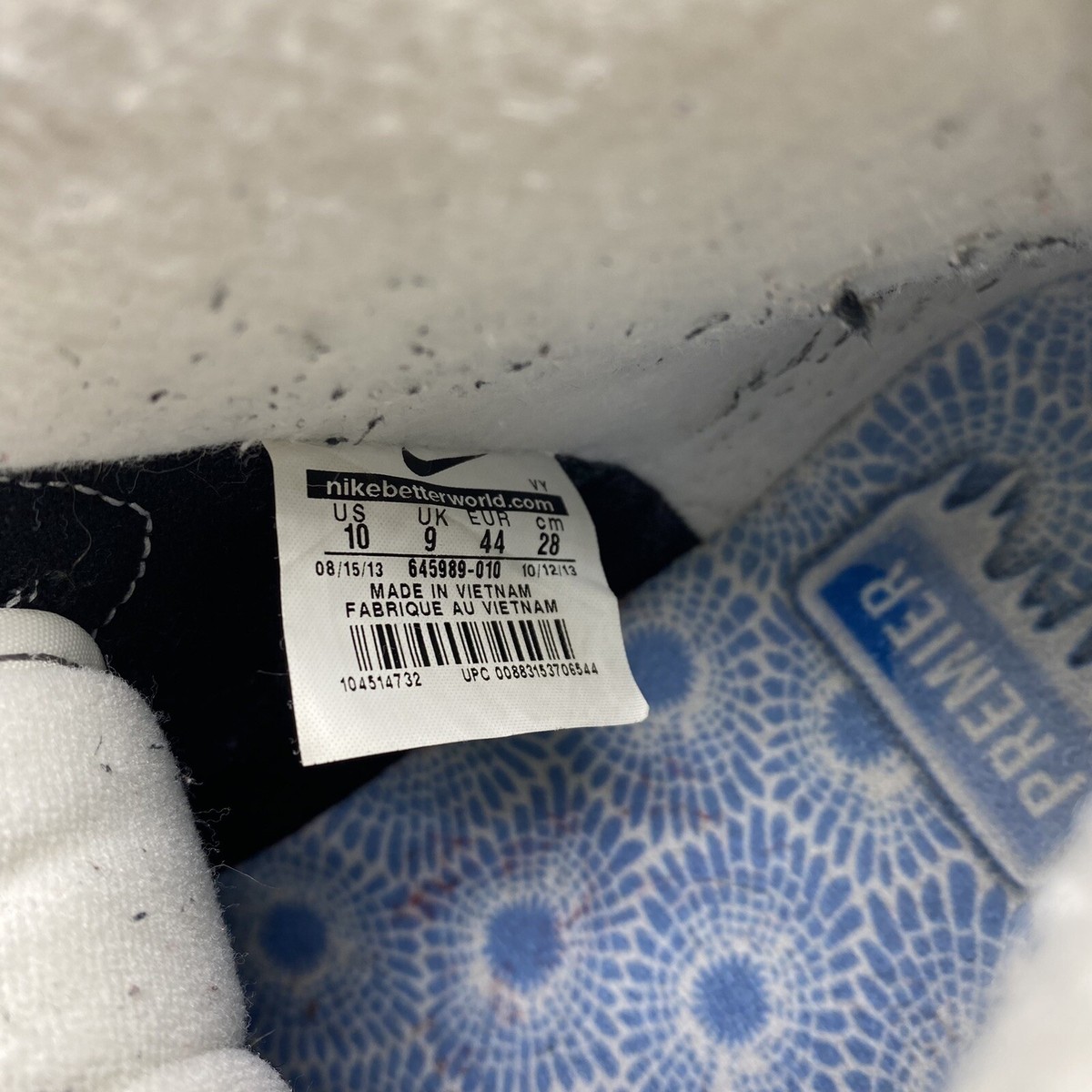 2013 Nike Dunk Hi SB Premier SE “Petoskey” Sneakers Size 10 W/Box 645989-010 Nike Dunk SB Premier High Petoskey for Sale | Authenticity  main image 3