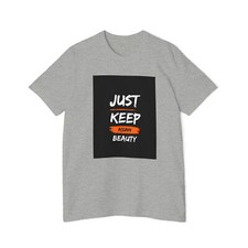 JUST KEEP ASIAN BEAUTY USA-Made Unisex Short-Sleeve Jersey T-Shirt
